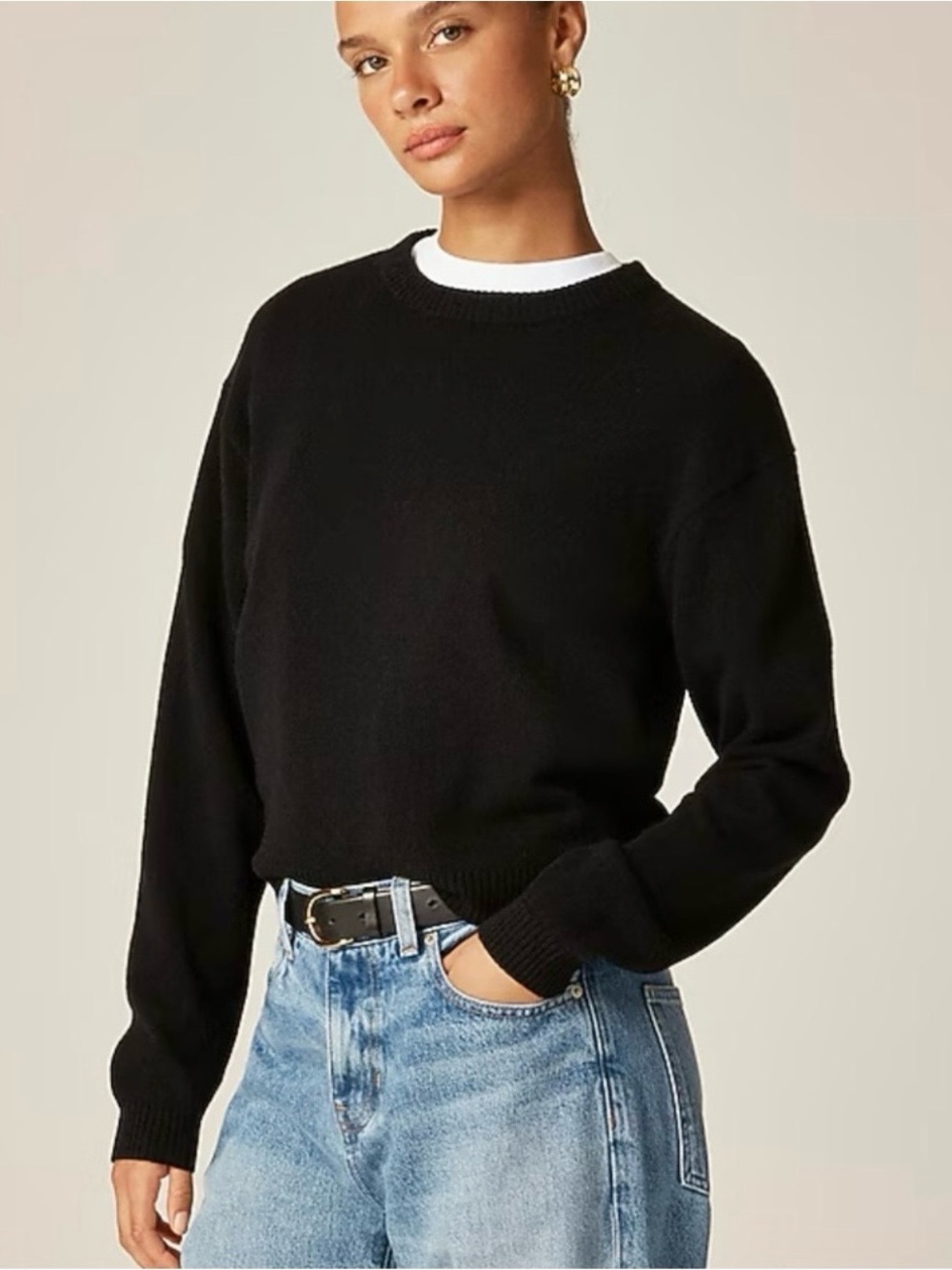 J. Crew Perfect cashmere crewneck sweater NWT